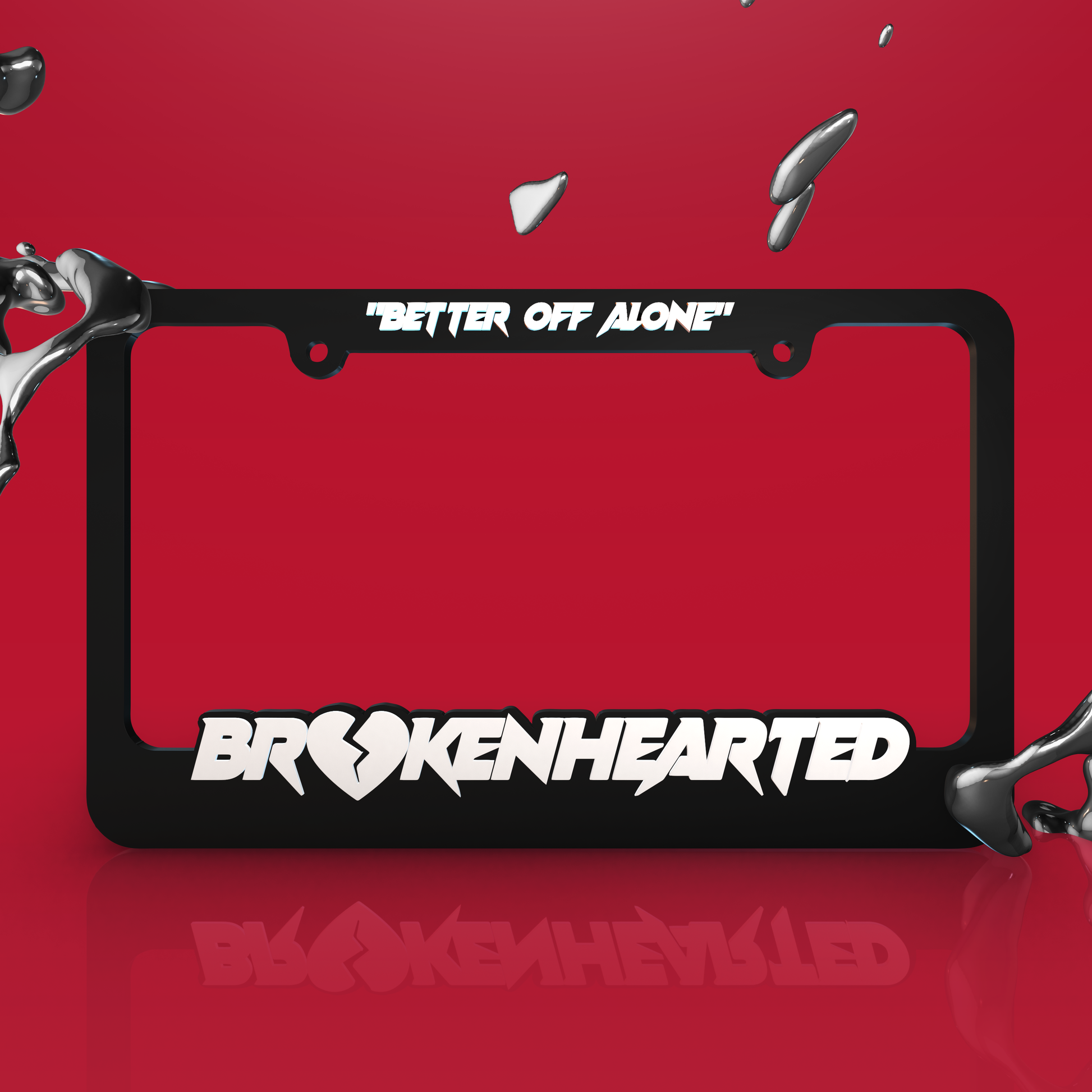 BH License Plate Frame – Broken Hearted CO.